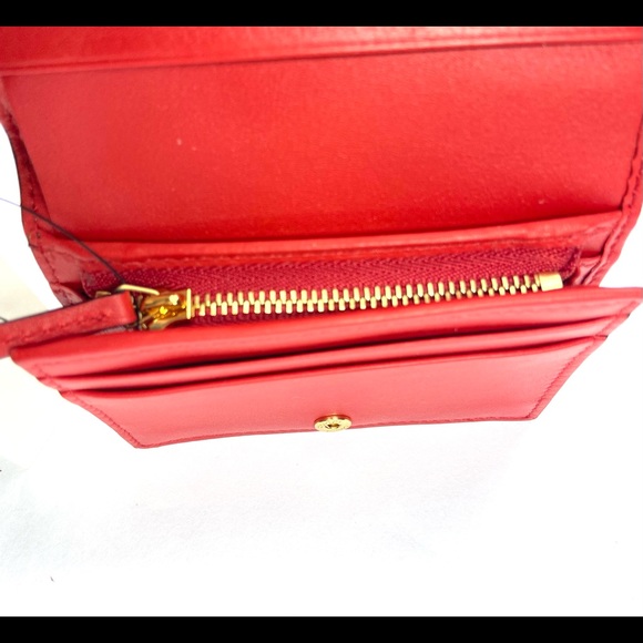 Gucci #624641 GG Supreme Apple Motif Card Wallet, New in Box - Picture 7 of 9